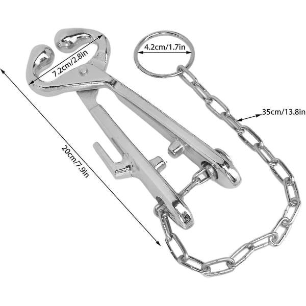 Galaxy Levereera karjan työkalu ruostumattomasta teräksestä, pihdit ohjausketjulla
