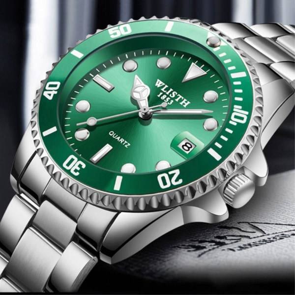 Armbåndsur Analog Klassisk Herreklokke Metal Sort