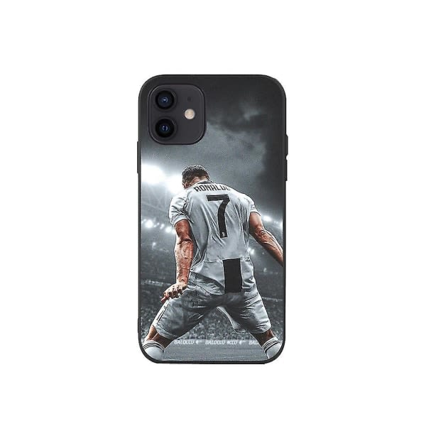 Passar iPhone 14 iPhone 13 iPhone 12 Mobiltelefon Skal Star Ronaldo Fotboll Telefonfodral Ronaldo iPhone XS Max B