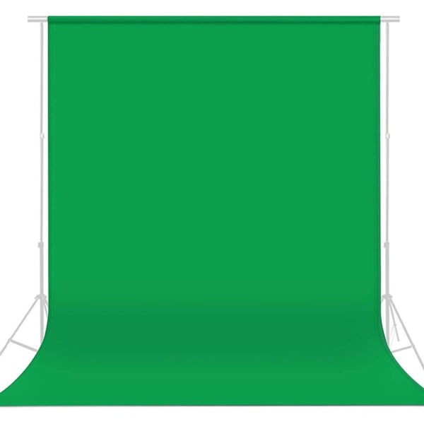Studiofotografibakgrund, vikbar sk?rm, fotobakgrundsduk, (gr?n, 1,5 x 2 m) grøn 1,5M*2M