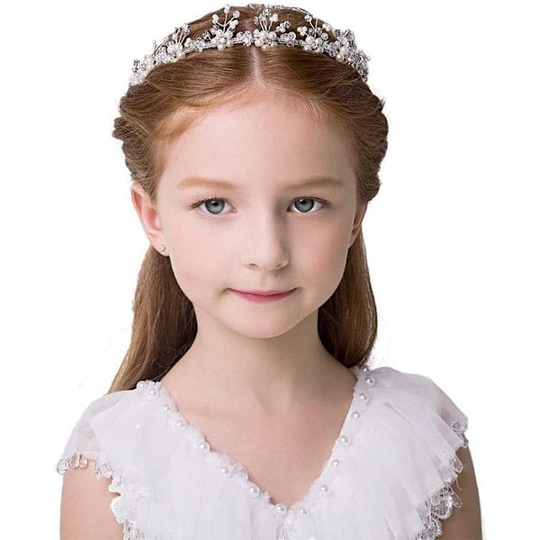 1 stk Pige Prinsesse Bryllup Hårbånd Hovedbeklædning Brud Brudes, ZQKLA