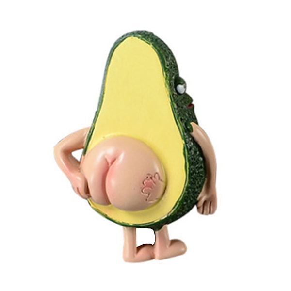 Söta Kylskåpsmagneter Frukt Banan och Avokado - Roliga Magneter för Kylskåp, Whiteboards, Heminredning, Magnetiska Föremål, 3D-Present 0.04 null - 2