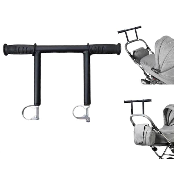 Universal Stroller Handle Extender, Comfortable Grip, Raised Handle, Easy Outdoor Stroller