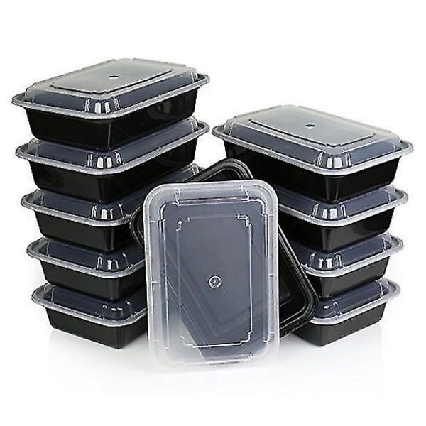 Kabalo 10-pack premium staplingsbar mikrovågsugn Återanvändbar matlåda Matbehållare Mållådor
