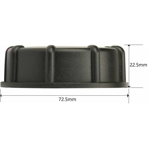 S60x6 låg, 1000L IBC adapter, 1 tomme IBC tankfitting