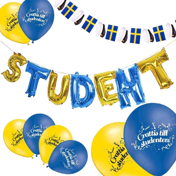 Studentpakke S - Ballonger, Girlander til Student 159