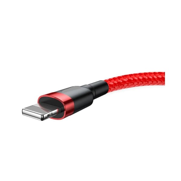 2m Lightning til USB-kabel til Apple iPhone X 6 7 8 - rød