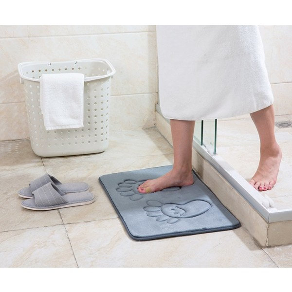 Tjock Memory Foam Golvmatta Dörrmatta Sovrum Kök Badrumsmatta Absorberande Halkfri Matta, A07