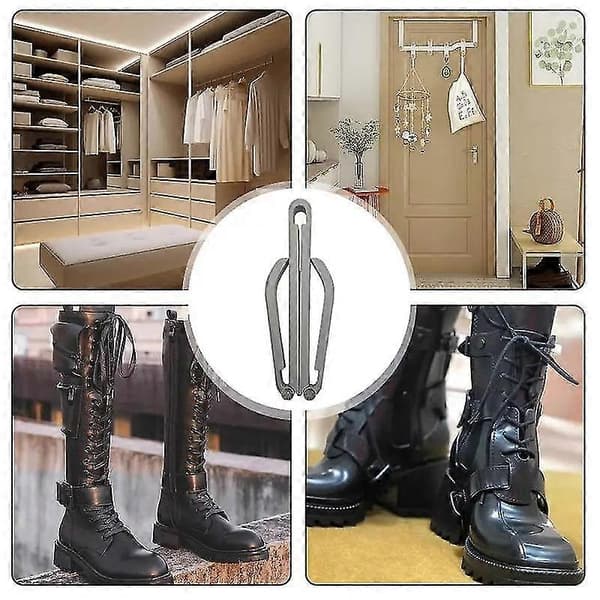 Boot Shapers Boot Shaper Inserts Foldable Boot Racks Durable Boot Holder Adjustable Boot Storage Inserts for Men