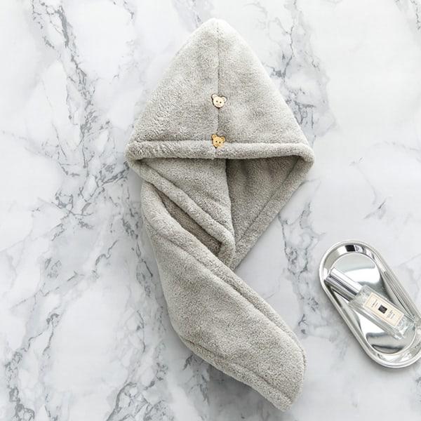 TG Superabsorberande Mikrofiber Hårhandduk Grön
