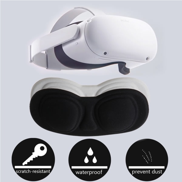 2st Dammtät VR-lins Anti-skrapa case Cover Skin Oculus Quest 2 VR-kuulokkeetglasögontillbehör
