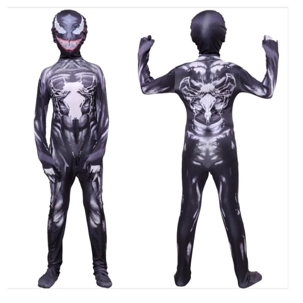 Myrkkytightsit yhden osan puku Halloween lasten puku cosplay esitys puku kuoleman enkeli tightsit (M koko)