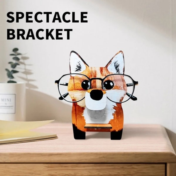 2 st Glasögonhållare Glasögonställ Creative Solglasögonhållare Smyckesställ Stativ Fox Glasögonbåge