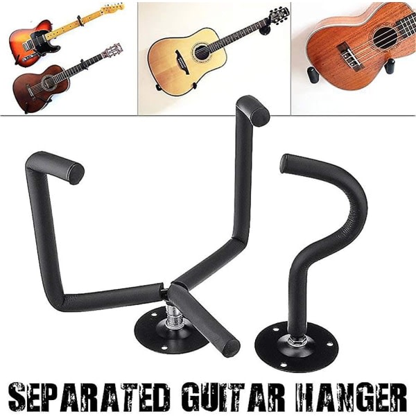 Guitar Hanger Krok, Gitarr Vægfæste Akustisk / Elektrisk / Klassisk Gitarr Vægfæste