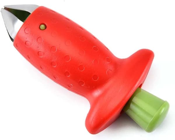 Strawberry Huller, Strawberry Stem and Leaf Remover, Multifunctional Fruit Corer Tool