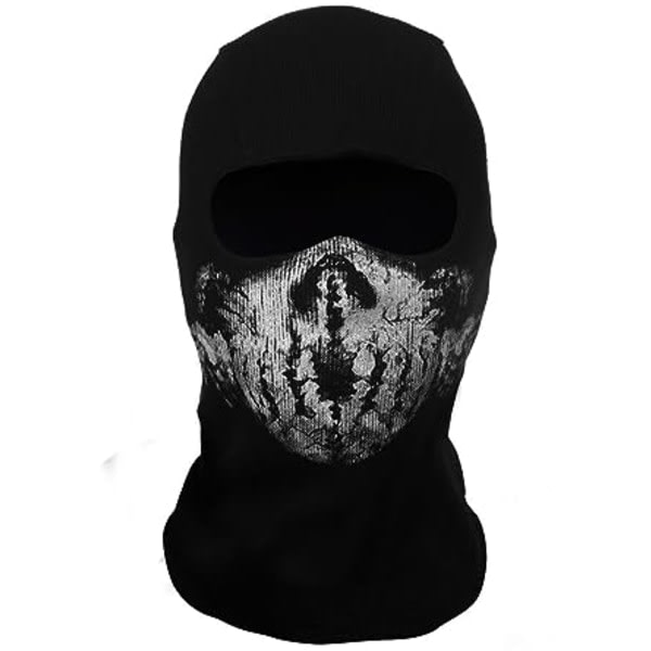 Balaclava with Skull - Moto Mask f?r Call of Duty Fans - F?rg: B