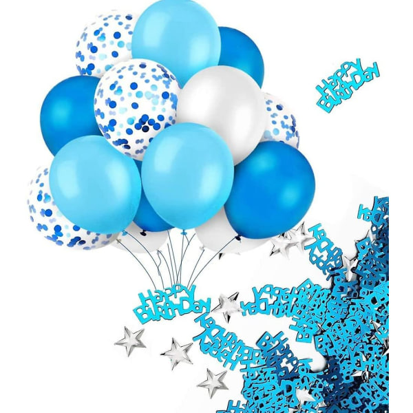 Galaxy Konfetti fødselsdag, konfetti sølv stjerner glitter blå sølv bord 30g for fødelsedag dekorasjoner