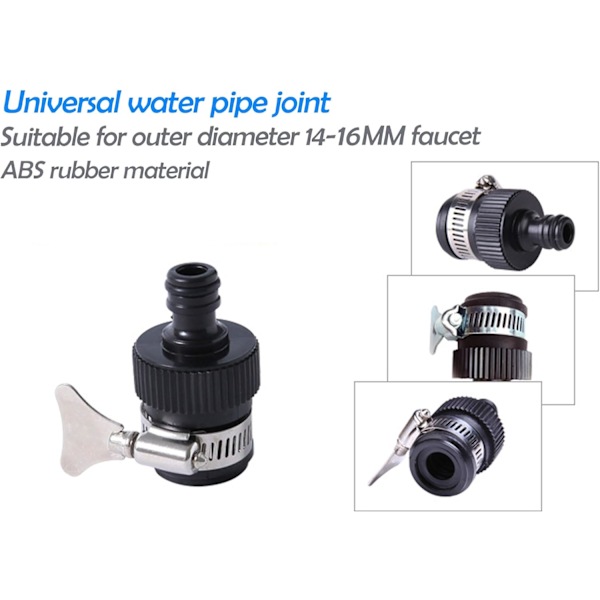 2 stk 16 mm universell kranadapter