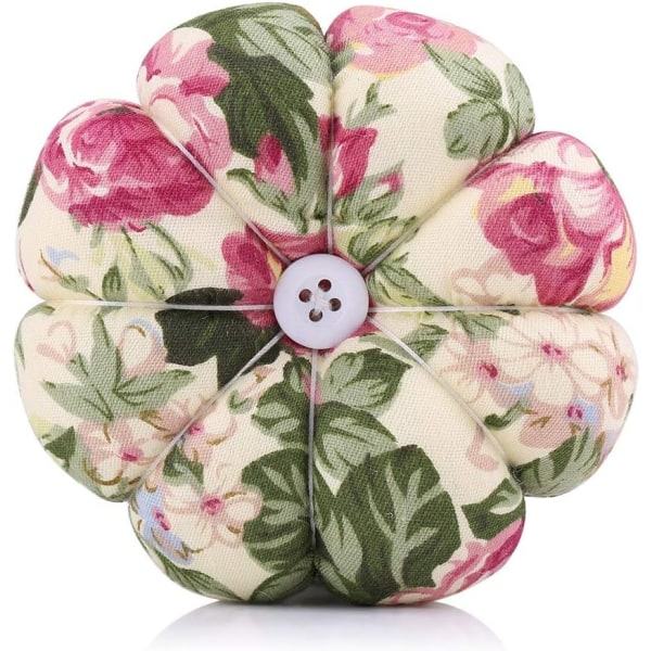 Blomma - Nålkudde, Handledsnålkudde Pumpaformade Stift