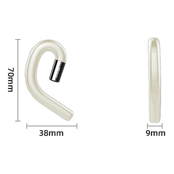 Bluetooth-kuulokkeet ilman korvatulpia, melunvaimennus handsfree-kuulokemikrofoni