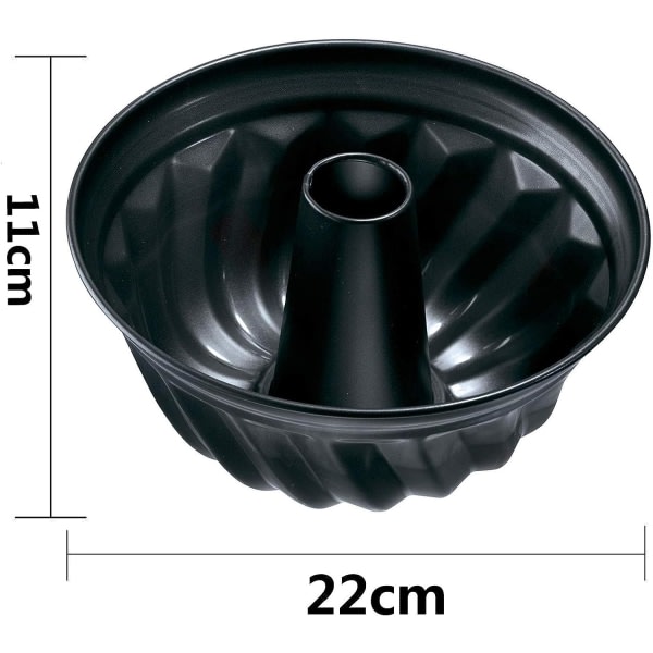 Form diameter 22 cm kakform rund bakform med non-stick, 2 st