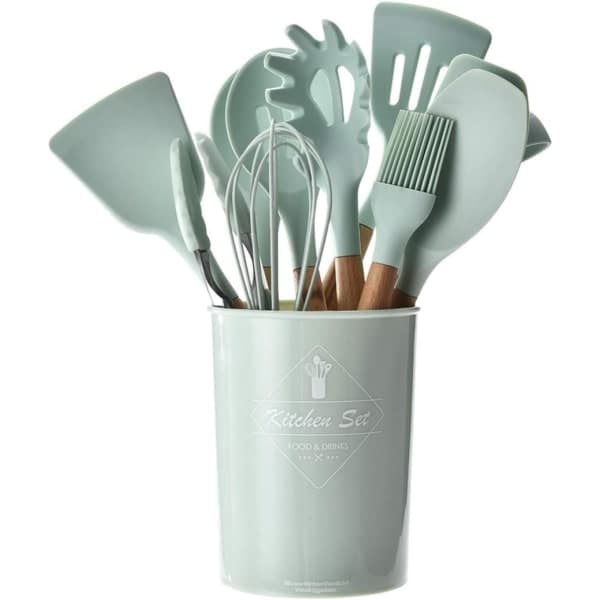 Silikone Køkkenredskabssæt Non-Stick 12 dele SQBB_max