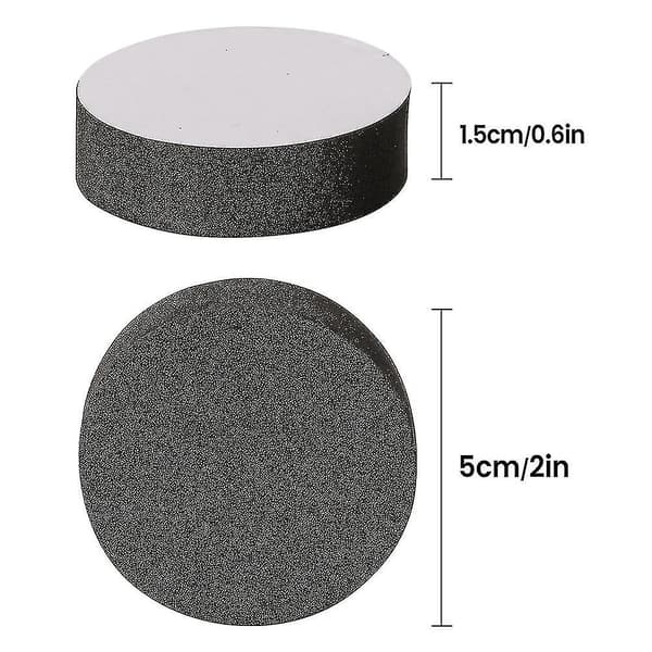 100 stk. Naturgummi urtepottefødder Usynlige urtepottefødder til store udendørs planter 50 mm -CH -GLS[C]