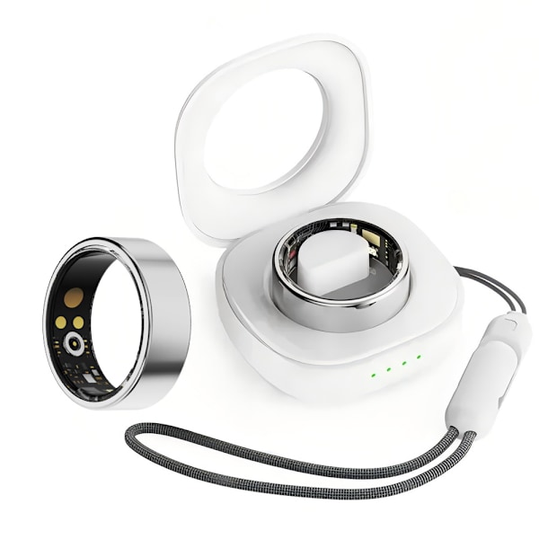 Privat modell R11M smart ring puls syremättnad 100+ sportlägen Smart Ring smart ring Silver belt warehouse