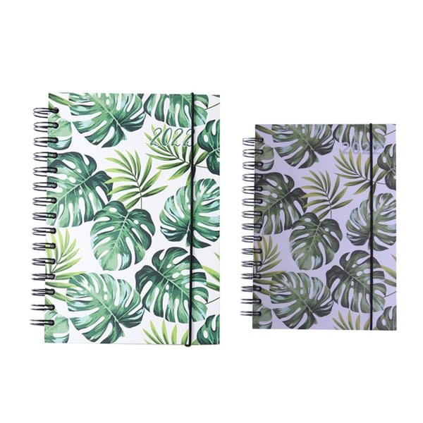 2022 Planlegger Kalender Hardback Planlegger Schema Skrivebord Dagbok Notatbok 365-dagers Selvdisiplin Schema for Kvinner Menn A6
