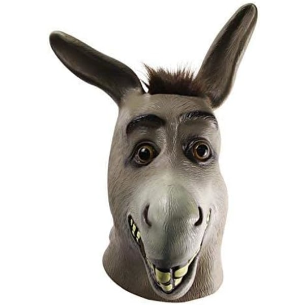 Donkey Mask Animal Mask Cosplay Costume Mask Latex Mask för Hallo