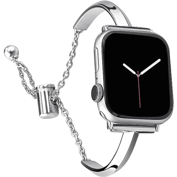 TG Armbånd i rostfritt st?l (sølv) kompatibel med Apple Watch rem