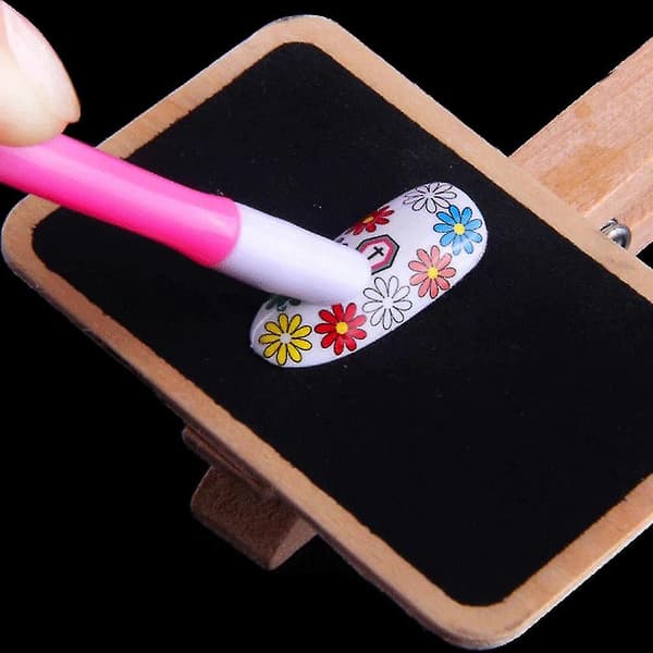 Manicure Sticker Press Stick, multifunktionel plastprægningsstav
