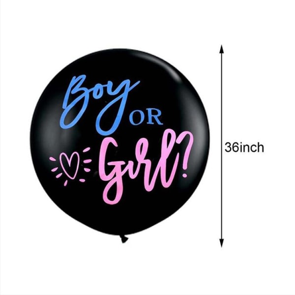 36" genusavslöjande ballonger med konfetti