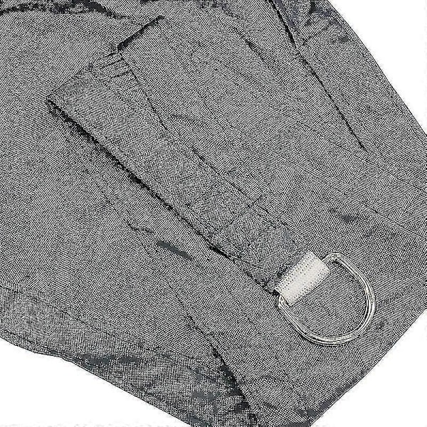 Waterproof Sun Shade Sail for Garden, Right Triangle Sunshade Sail Canopy UV Block Pool Cover Dark Gray Dark Grey 3*4*5m