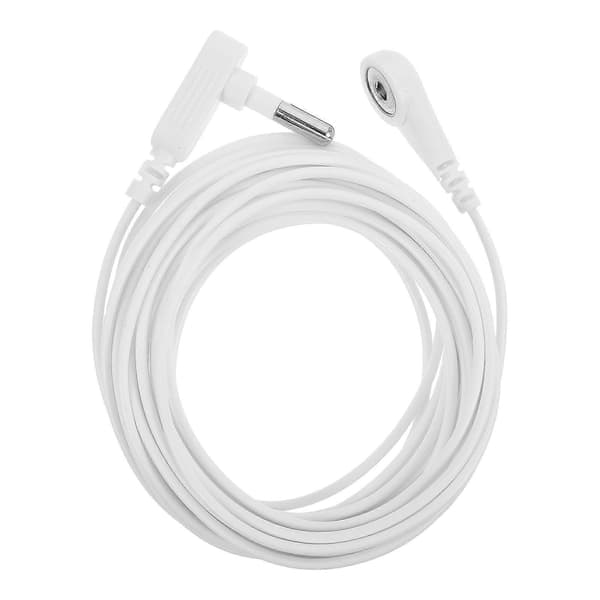 Universal Grounding Cord for Grounding Mats and Pads, Replacement Grounding Cable for Grounding Sheets, Accessories _yux White