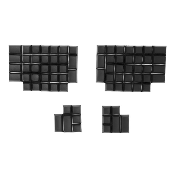 76 delar PBT Blanka Tangentbordsknappar DSA Profil Gaming Keycap Ergodox för Tangentbordsknappar Vit
