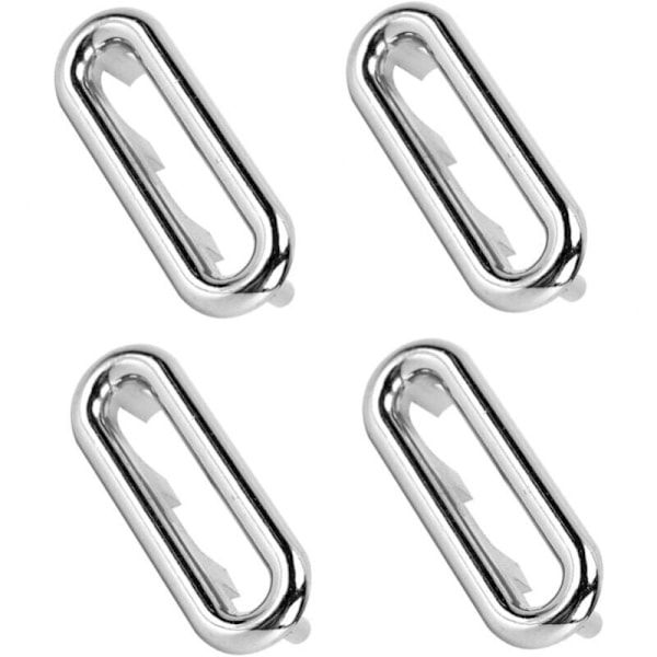 Set med 4 diskbänksöverströmningsringar, överströmningshål, silver, kök, badrum, diskbänkslock, överströmning, avloppslock, överströmningsring