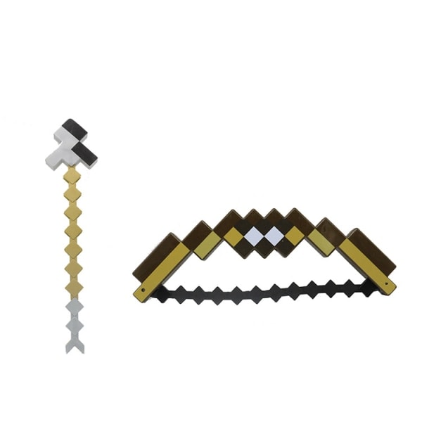 Minecraft leker, rollespilltilbehør i barnestørrelse, gave til barn - Brown