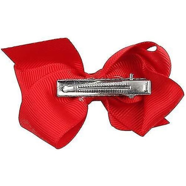 1 st Söt Grosgrain-Rosettklämma Barn Bowknot Hårklämma