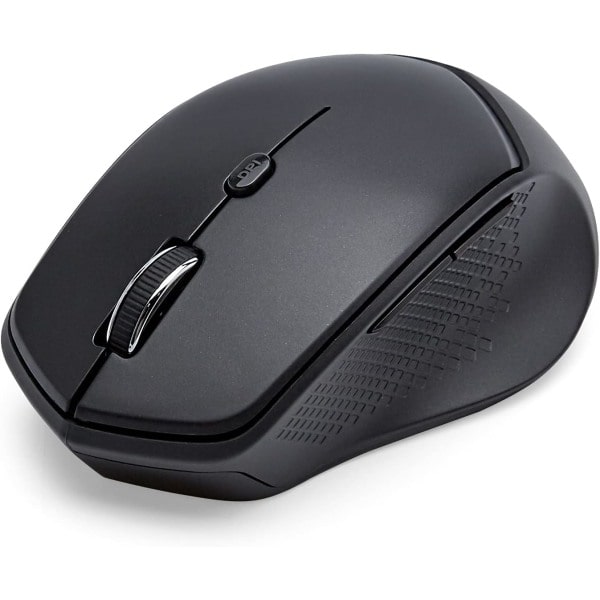 Knap 2,4 GHz & trådløs Bluetooth mus - Sort