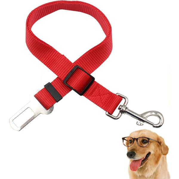 TG Röd - Bilhundsbälte Bilhundsbälte Universal bilhundsele
