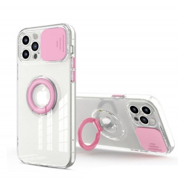 TG iPhone 13 Pro - Stötdämpande Stilrent Skal (Floveme) Rosa