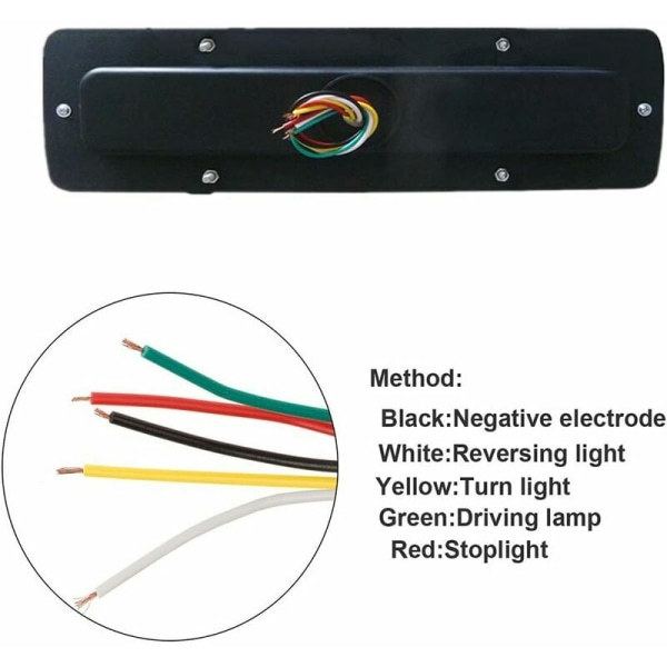 Galaxy 2 x 19 LED Perävalot 12V Vaunu Takana Leveys Stop-Jarrutus Takakamera Vedenkestävä Nuoli Autolamppu