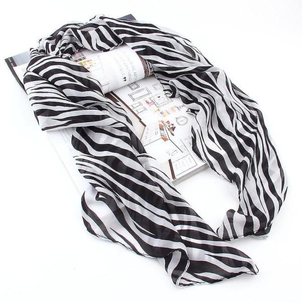 Mjuk Smoothsummer Style Kvinnor Flickor Chiffong Lång Tryckt Scarf Sjal