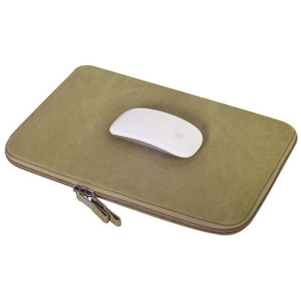 Laptopväska + liten väska - Jeanstyg Khaki 11,6-tum