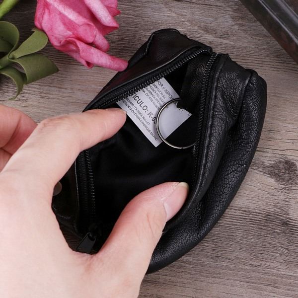Naisten ja tyttöjen avaimenperä lompakko kolikkokortti mini lompakko vetoketju pieni vaihto B