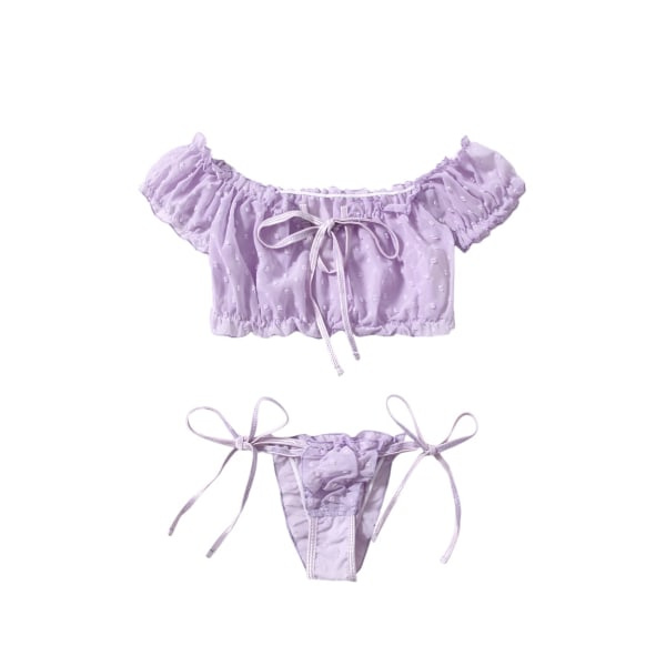 Spetsinen seksikäs ulkomainen eurooppalainen ja amerikkalainen seksikäs alusvaate split bikini seksikäs alusvaatesetti