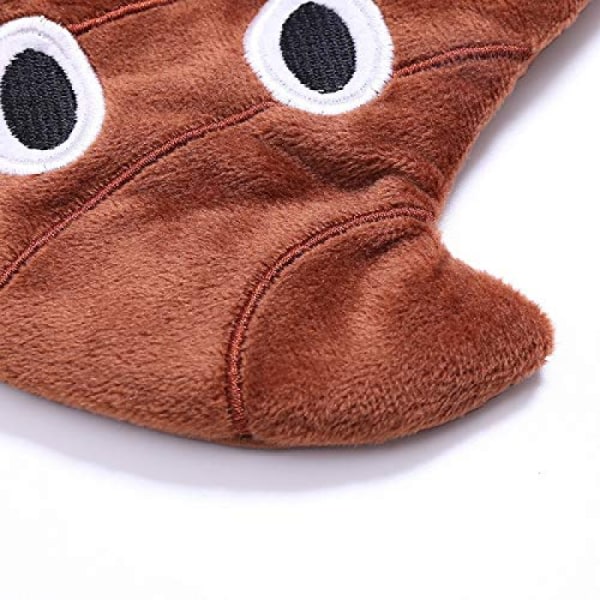TG Uusi ja hauska kakka-emoji-unimask, peittävä, pehmeä ja mukava