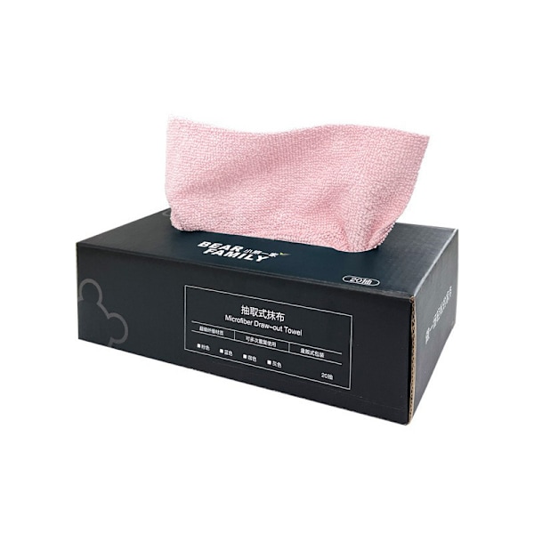 Kotitalous vetopyyhkeet imukykyiset mikrokuituiset keittiöliinat kertakäyttöiset hankaustyynyt laiskat rätit Gray 20 pieces in box (20*20cm)