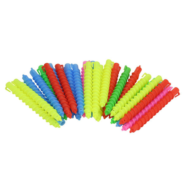 TG 26 stk Spiral Perm Stænger Spiral Stang Frisør Frisør Hår Roller Curling Curling Frisør Maker Styling Værktøj til Kvinder og Piger Blandede Farver